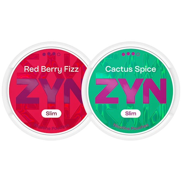 ZYN Red Berry Fizz & ZYN Cactus Spice Mixpaket Strong