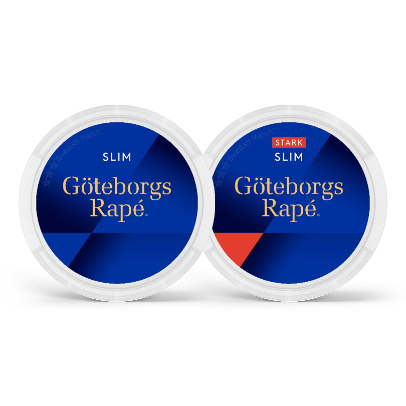 Göteborgs Rapé White Slim Portion och White Slim Portion Strong Mixpack