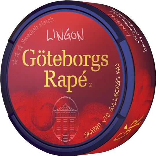 Göteborgs Rapé Lingon Vit Portion