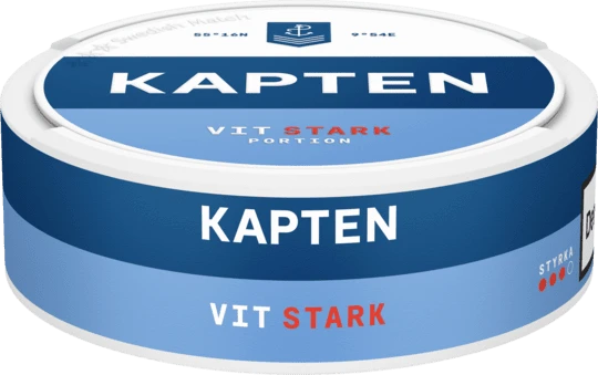 Kapten Vit Portion Stark