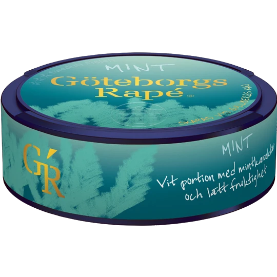 Göteborgs Rapé Mint Vit Portion