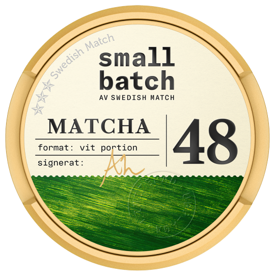 Small Batch No. 48 Matcha White Portion