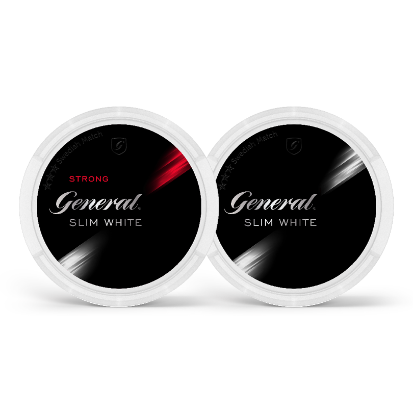 General White Slim Portion och White Slim Portion Strong Mixpack