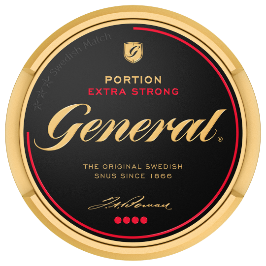 General Original Portion Extra Strong - Senaste produktionen